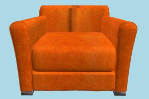 Armchair sofa, couch, settee, divan, seat, chair, couch, furniture