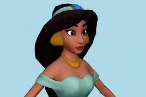 Jasmine Aladdin, aladden, disney, cartoon-character, character, cartoon, toony, girl, woman, people