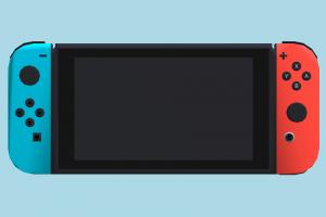 Nintendo Switch nintendo, switch, console, nintendo-switch, game, play, lowpoly