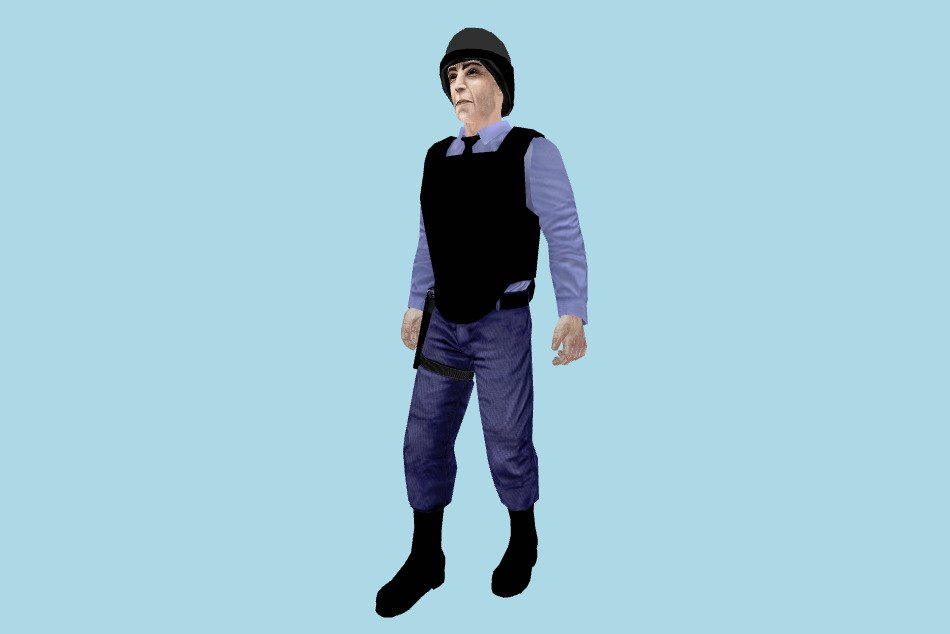 Barney HL MDL 3d model