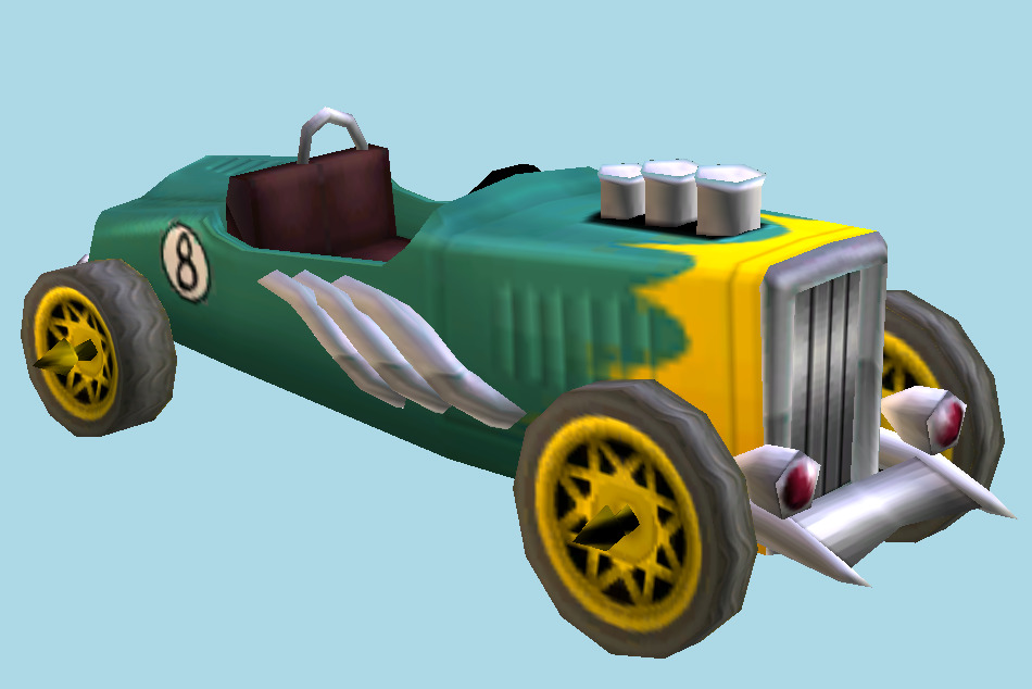 CTR Crash Tag Team Racing Car 3d model