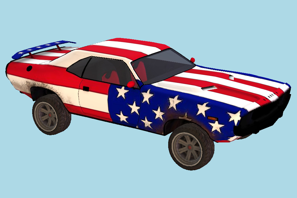 Fireburst - Car 3d model