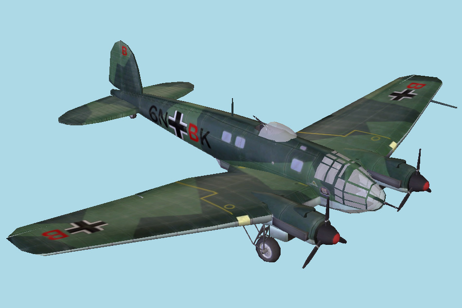 Heinkel He 111 3d model