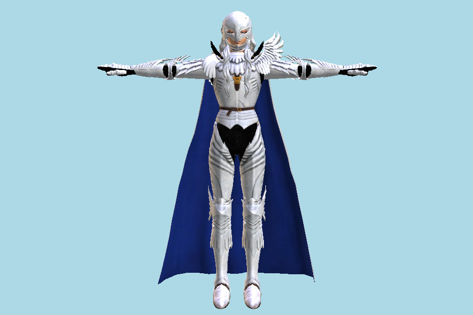 Berserk Griffith Reincarnated 3d model