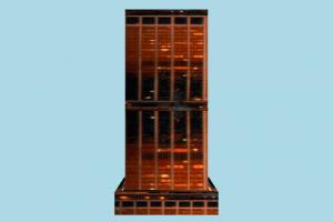 Skyscraper skyscraper, city, building, tower, build, domicile, lowpoly, structure