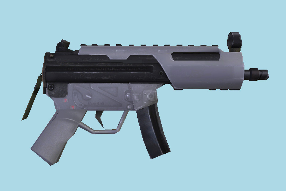 Small Submachine Gun 3d model