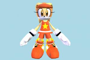 Riders Cream sonic, rabbit, animal-character, character, animal, animals, cartoon