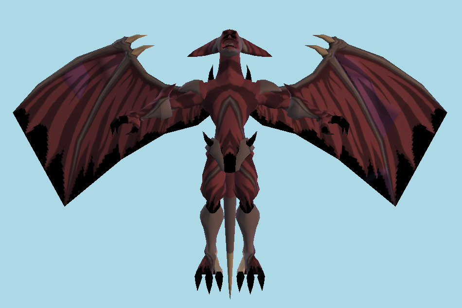 Yu-Gi-Oh! 5D`s Wheelie Breakers Red Dragon Archfiend 3d model