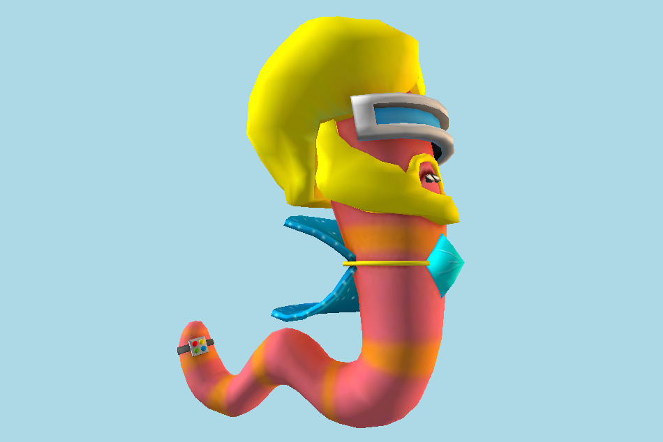 Roblox Future Worm 3d model