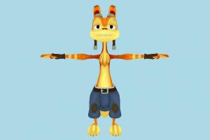 Daxter daxter, rabbit, animal-character, character, animal, animals, cartoon