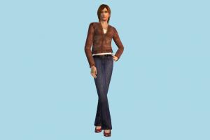 Lady woman, girl, lady, female, people, human, character