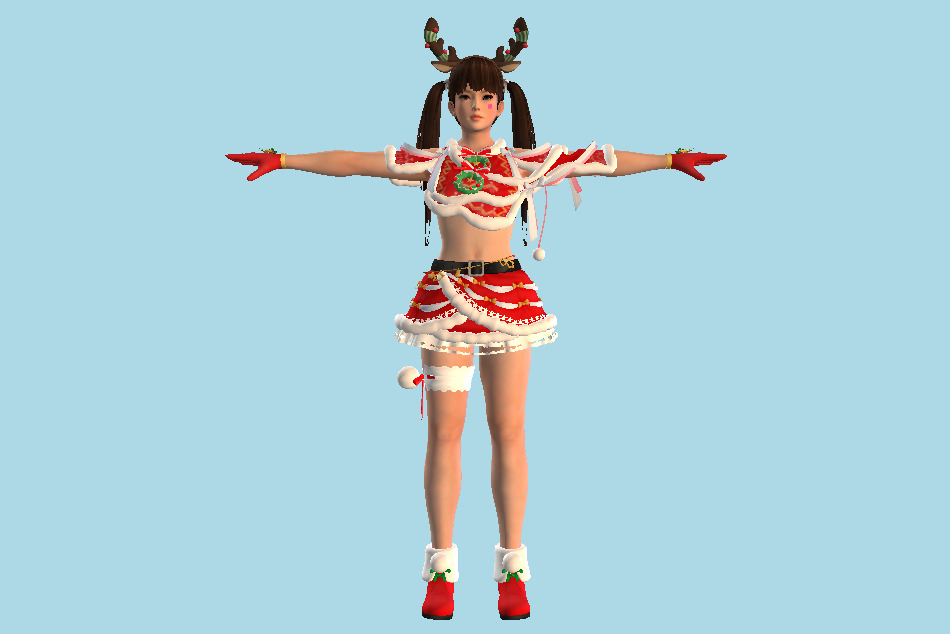 Tsukushi Hentai Girl 3d model