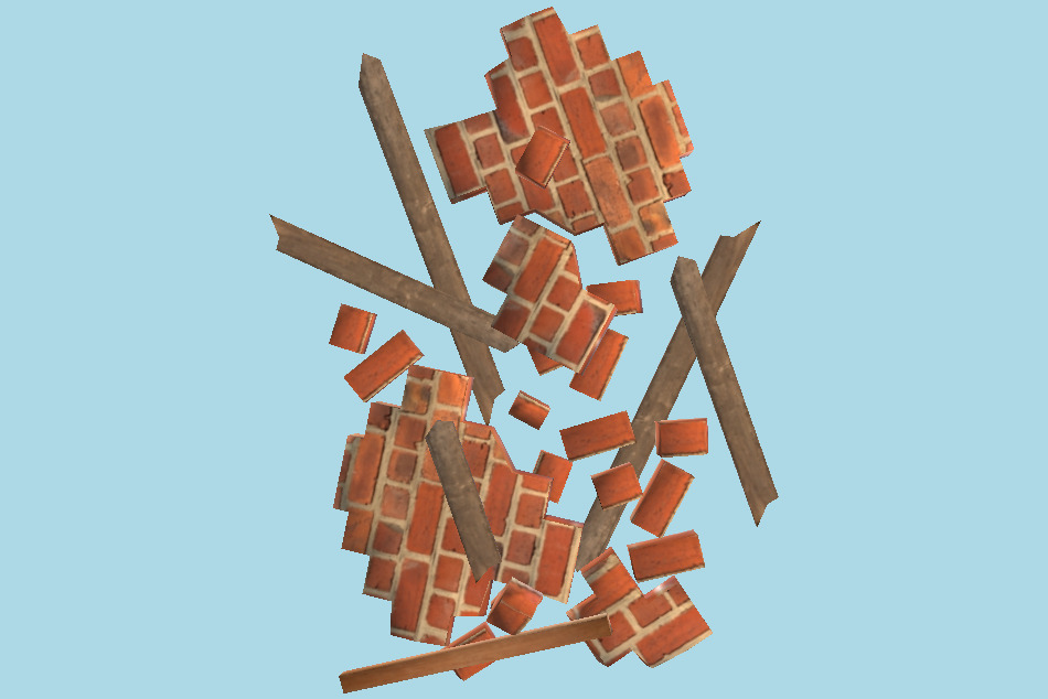 House Ruins 3d model