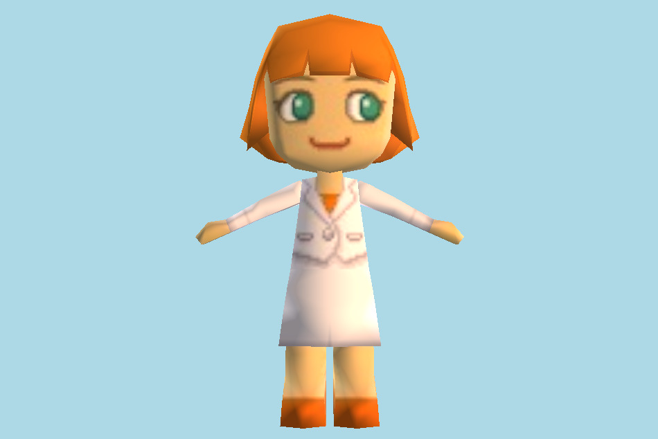 MySims Kingdom Ellen Girl 3d model
