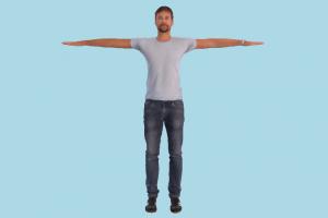 Man Walking animated, man, male, people, human, character