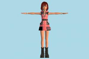 Kairi Girl Kingdom-Hearts, KH, girl, female, woman, people, human, character, cute, hentai