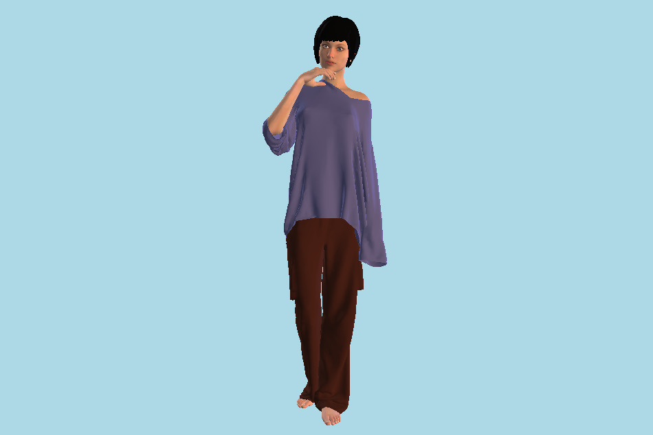 Woman 3d model