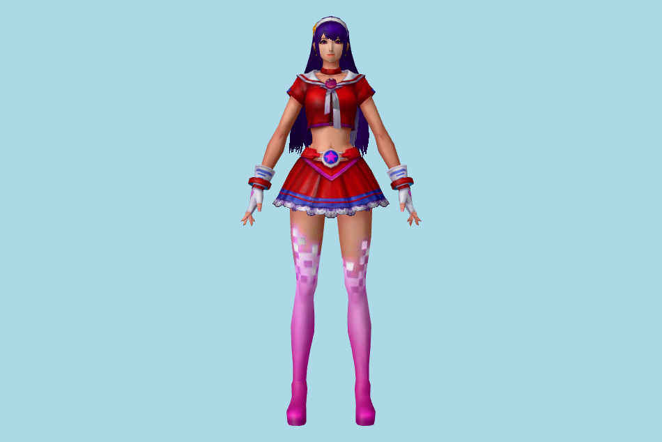 King of Fighters: All Star - KOF Athena (f11) 3d model