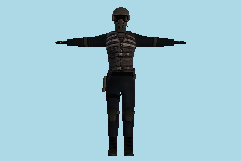 Soldier 3d model