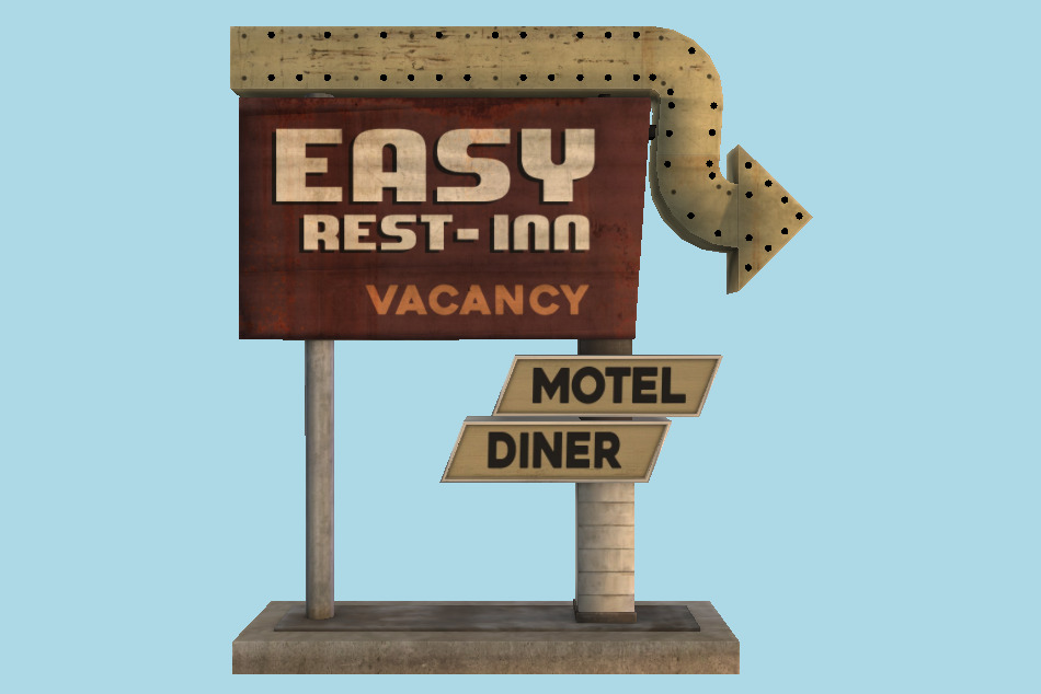 Sign 3d model