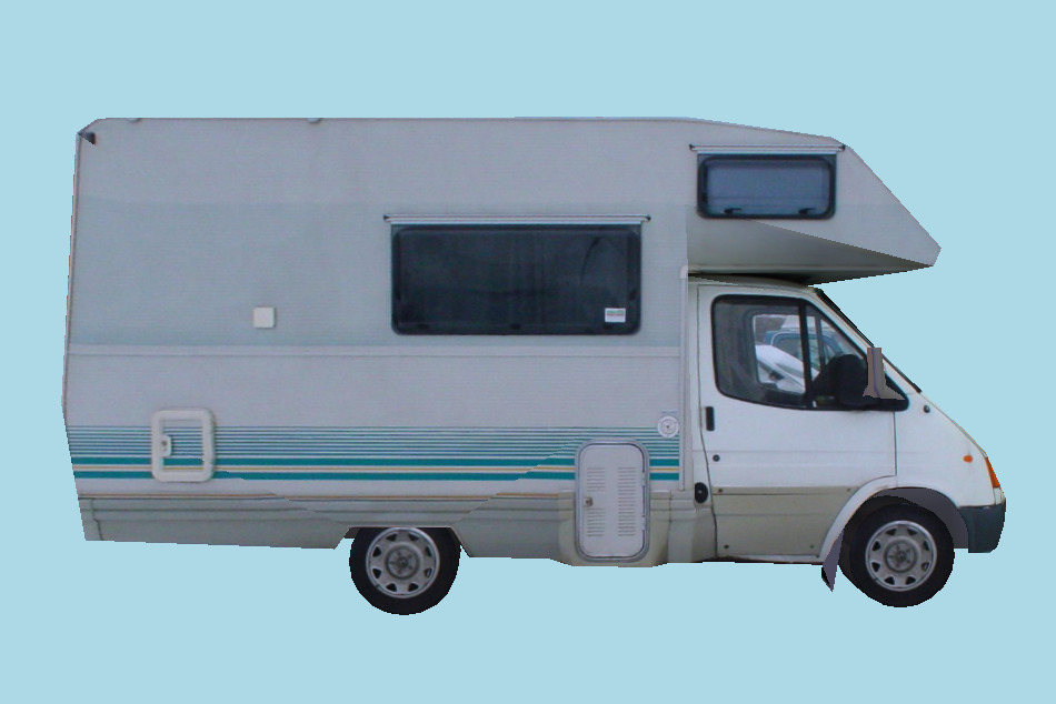 Low-poly Van Car 3d model