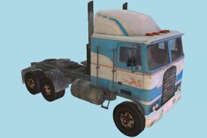 Trailer Truck commercial-truck, truck, trailer, vehicle, car, cargo, carriage, wagon, 1984, Kenworth