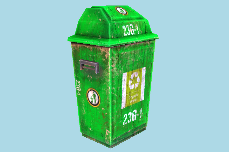 Trash Can 3d model