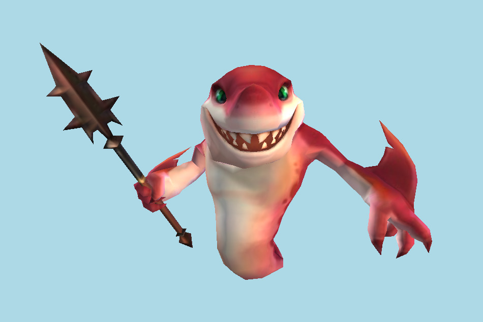 Summoners Fire War Charger Shark 3d model