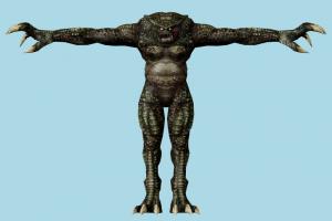 Hunter Resident-Evil, RE, resident, evil, monster, animal-character, xna, characters, rigged