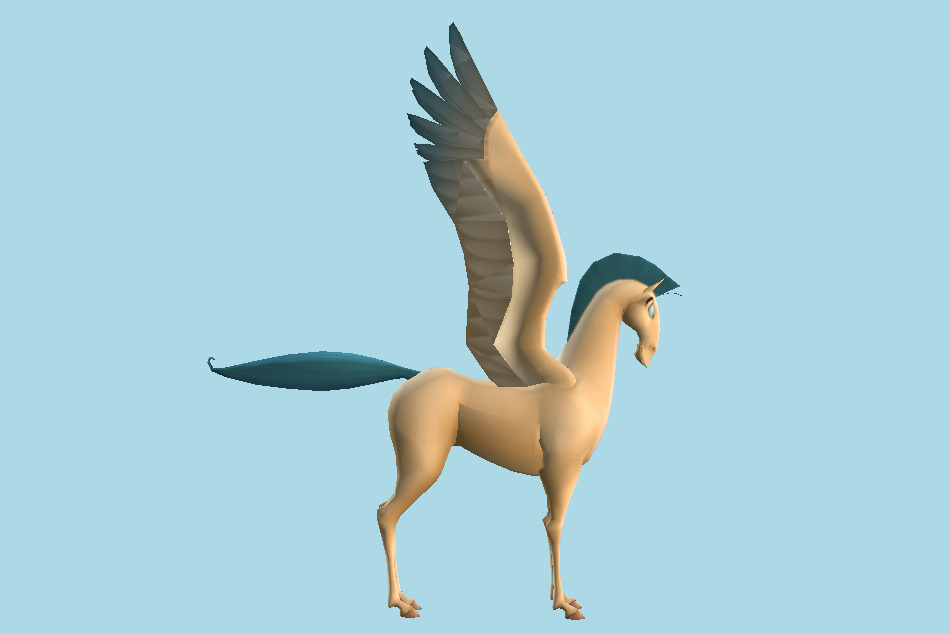 Kingdom Hearts 2 Pegasus 3d model