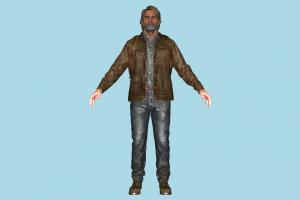 TLOU 2 Joel tlou2, joel, the_last_of_us, tlou, man, male, fighter, aged, people, human, character