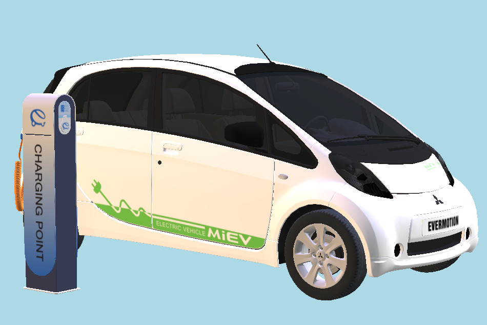 Car Filling Petrol 3d model
