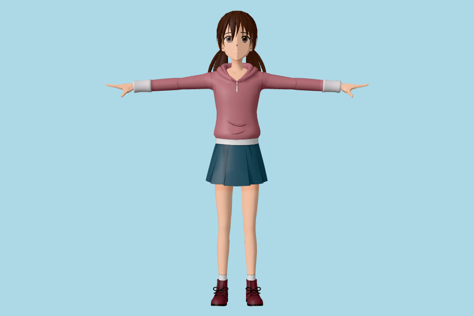 One Punch Man World - Little Girl 3d model