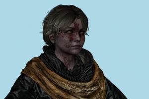 Valerie Resident-Evil, RE, resident, evil, zombie, female, girl, woman, people, xna, characters, rigged