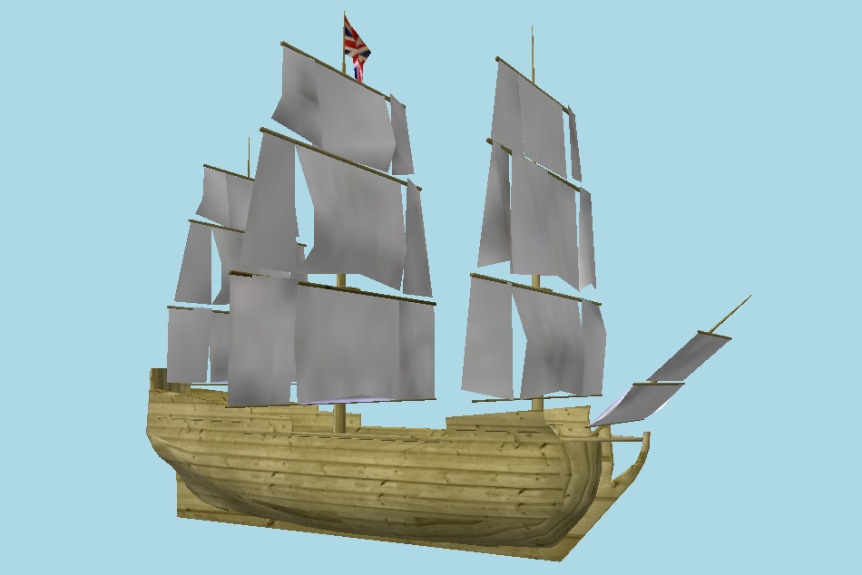 Ship 3d model
