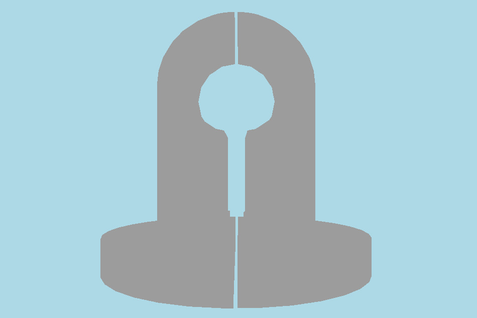 10mm Rod Anchor 3d model