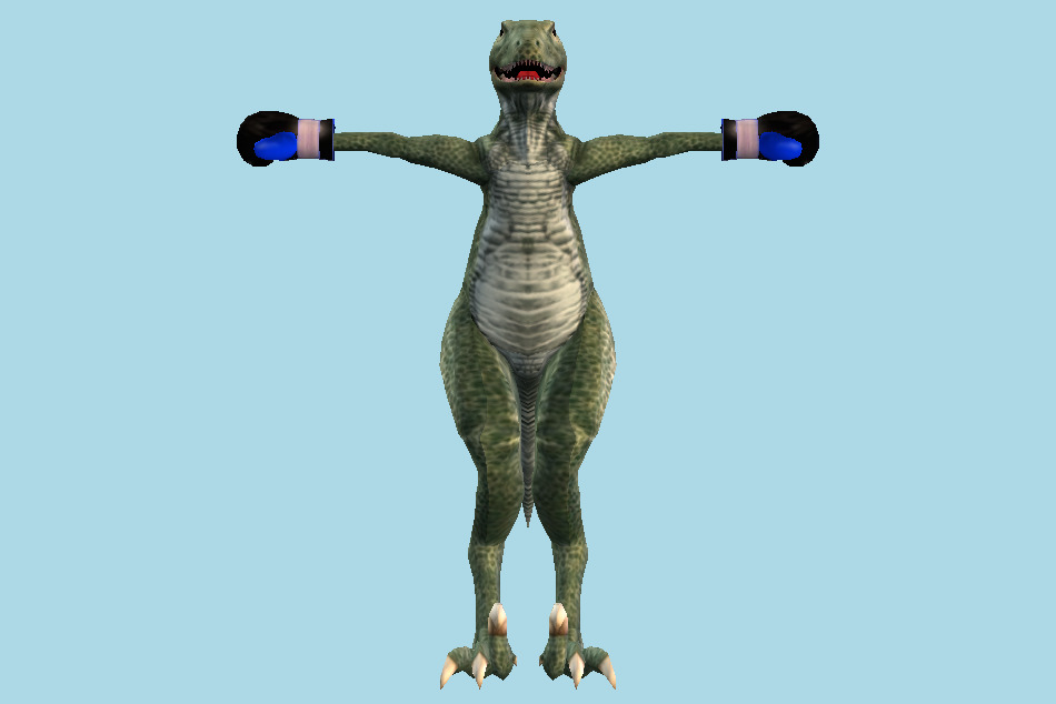 Tekken Alex Tag Tournament 3d model