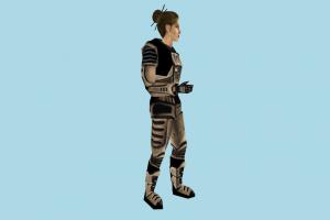 Gina mdl, hlmdl, halflife, characters, animated