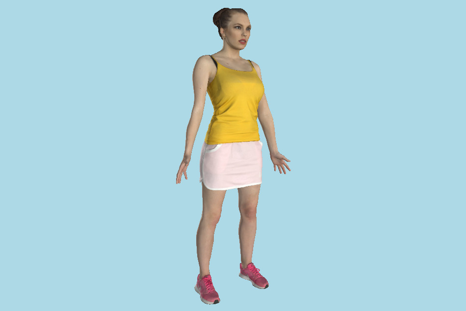 Woman 3d model