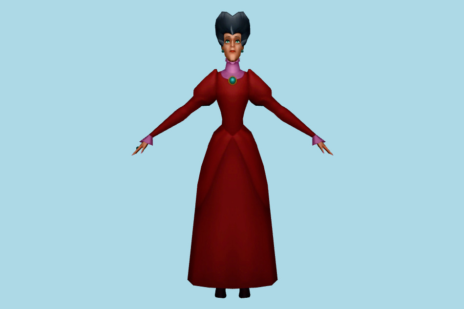 Lady Tremaine 3d model