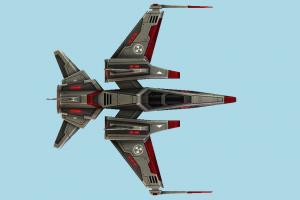 Spaceship spaceship, spacecraft, space, ship, craft, aircraft, airplane, plane, air, vessel, lowpoly