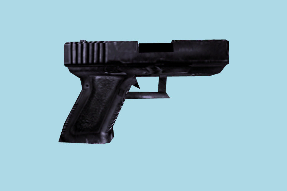 W 9mmhandgun HL MDL 3d model