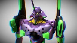 EVA initial numbering machine【Bound】 eva, mecha, evangelion, monster, robot, yihaoji