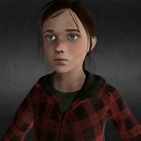 Ellie cinema, thelastofus, ellie, tlou, substancepainter, zbrush