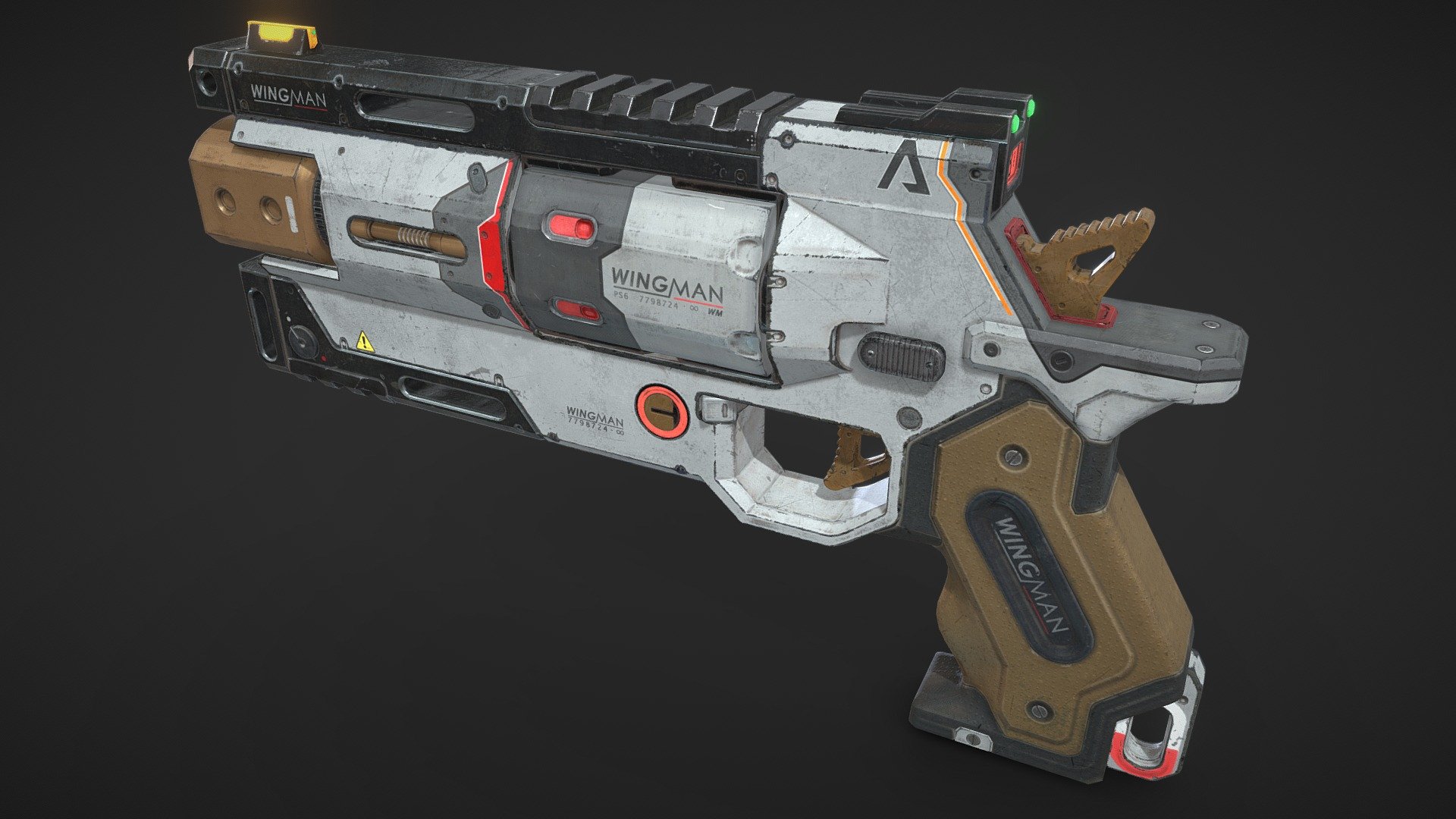Wingman B3 Elite
This is my interpretation of Wingman B3 Elite

Concept Art by Danny Gardner (Titanfall 2 Official Art) 

Texture Workflow: Spec/Gloss - Titanfall 2 Wingman B3 Elite - Buy Royalty Free 3D model by gokulpanchal 3d model