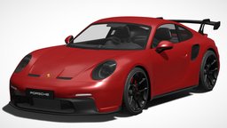 Porsche 911 GT3 (992) porsche, 911, vehicles, carrera, games, cg, track, cars, 4s, german, sports, gt, fast, sportscar, s, turbo, germany, metal, coupe, rs, game-ready, metallic, gt3, 2020, sports-car, blender, vehicle, car, animation, 2023, 2022, gt3rs, sports-cars