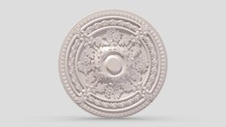 Classic Ceiling Medallion 40 kit, room, exterior, element, ceiling, architectural, ornament, molding, cornice, classic, medallion, gothic, bash, decor, corbel, details, rosette, classical, kitbash, finishes, pilaster, cartouche, acanthus, 3d, design, house, home, decoration, interior, temple