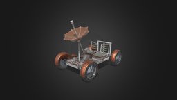 Apollo 11 Lunar Rover moon, lunar, spacecraft, module, rover, apollo, apollo11, spacevehicle, vehicle, space, roving, lunarrover