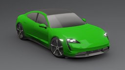 Porsche Taycan Low-poly 3D porsche, bmw, cars, audi, luxury, new, 2024, carlowpoly, low-poly, cartoon, 3d, vehicle, mobile, car, sport, 2023, taycan