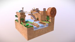 Old Temple Game environment quest, fun, level, antique, leveldesign, gameplay, cartoon, game, 3d, photoshop, 3dsmax, animation, environment, temple